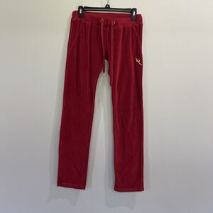 Rocawear Vintage‎ Women’s Tracksuit Pants Red Size Medium Low Rise Y2K Low Rise